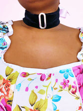 Load image into Gallery viewer, Velvet Choker Personalised ‘O’
