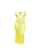 Load image into Gallery viewer, The Buttercup Doily Dress XS (Ready Made)
