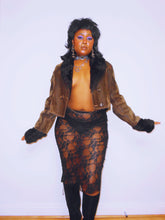 Load image into Gallery viewer, Cropped 1970s Faux Fur Jacket (16UK)
